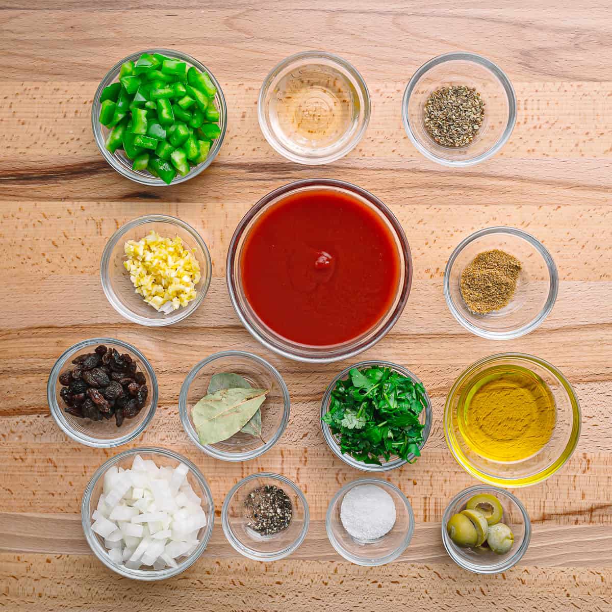 spices for picadillo. 