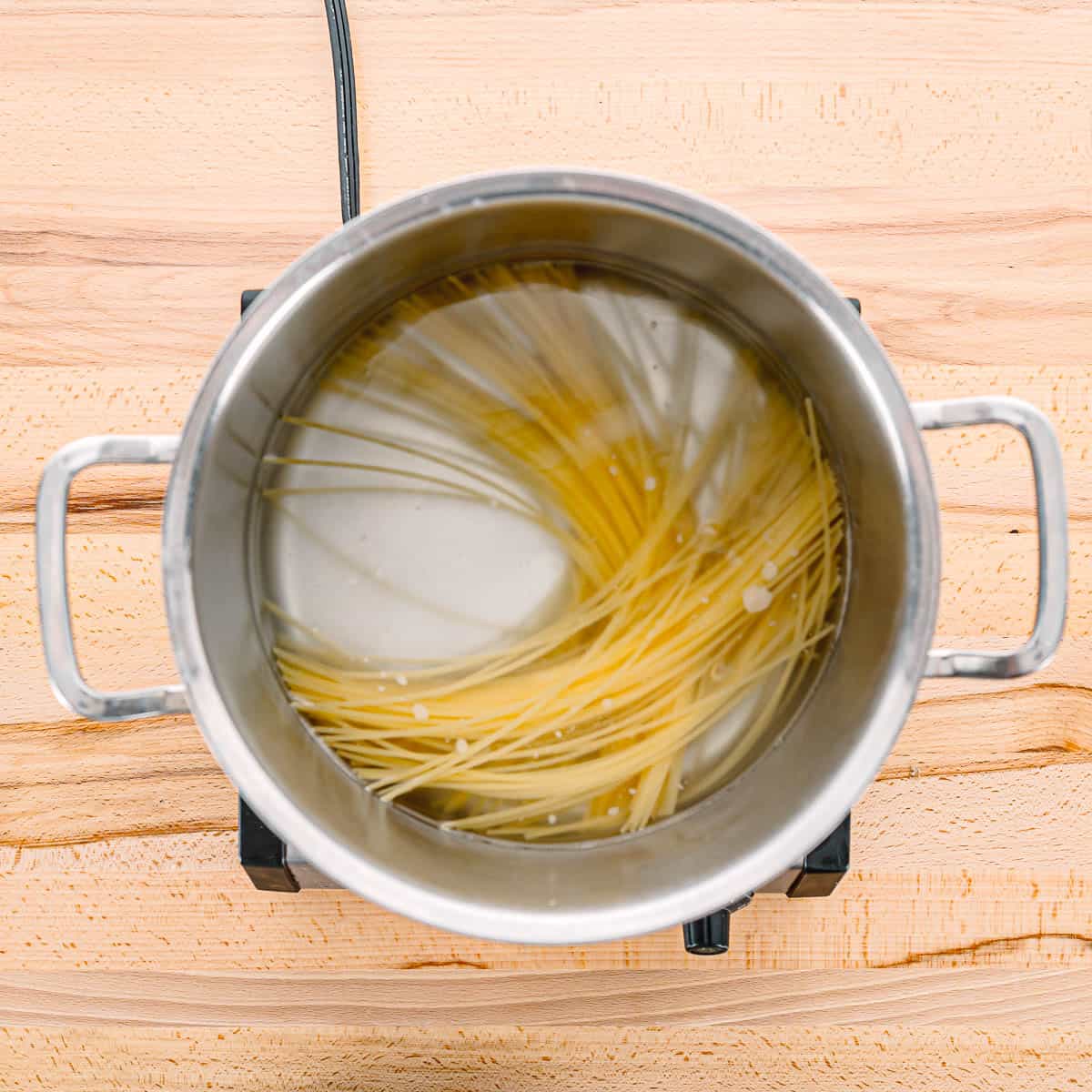 boiling pasta. 