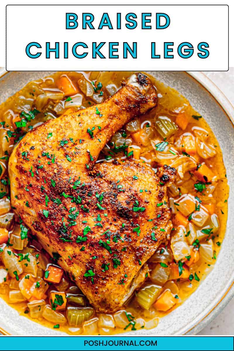 Braised chicken legs recipe.