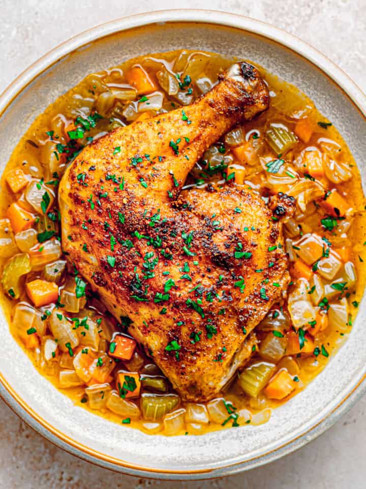 braised chicken legs recipe.