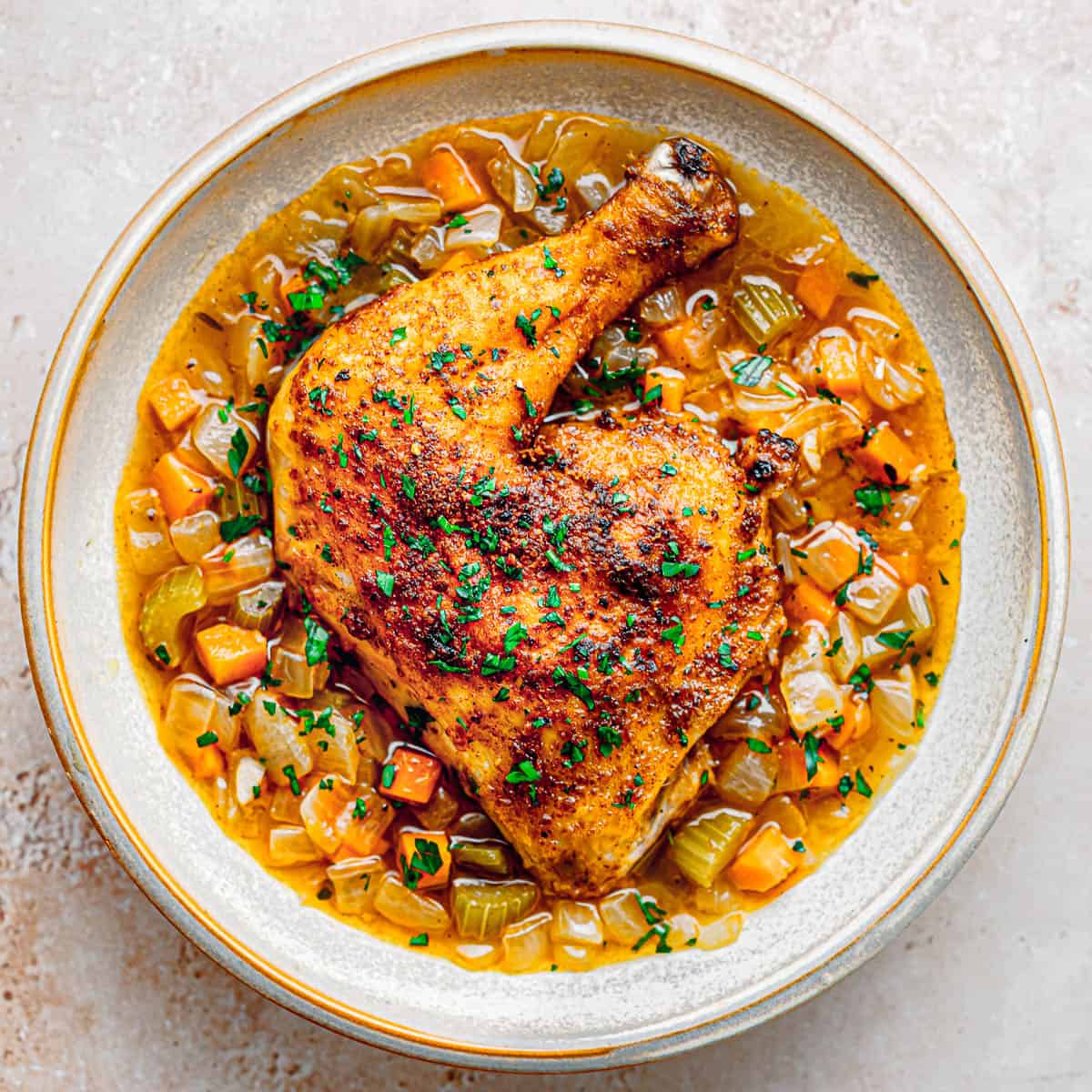 braised chicken legs recipe.