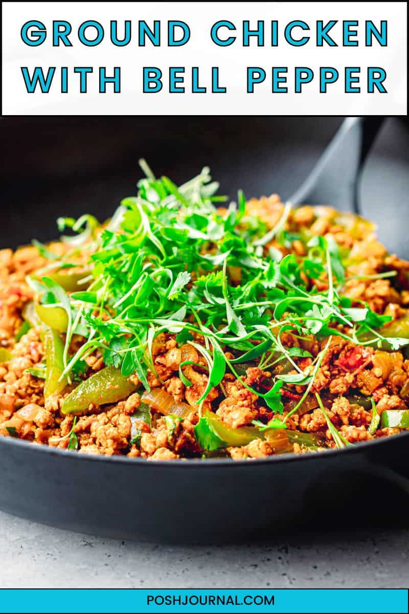 Keema Shimla Mirch recipe.