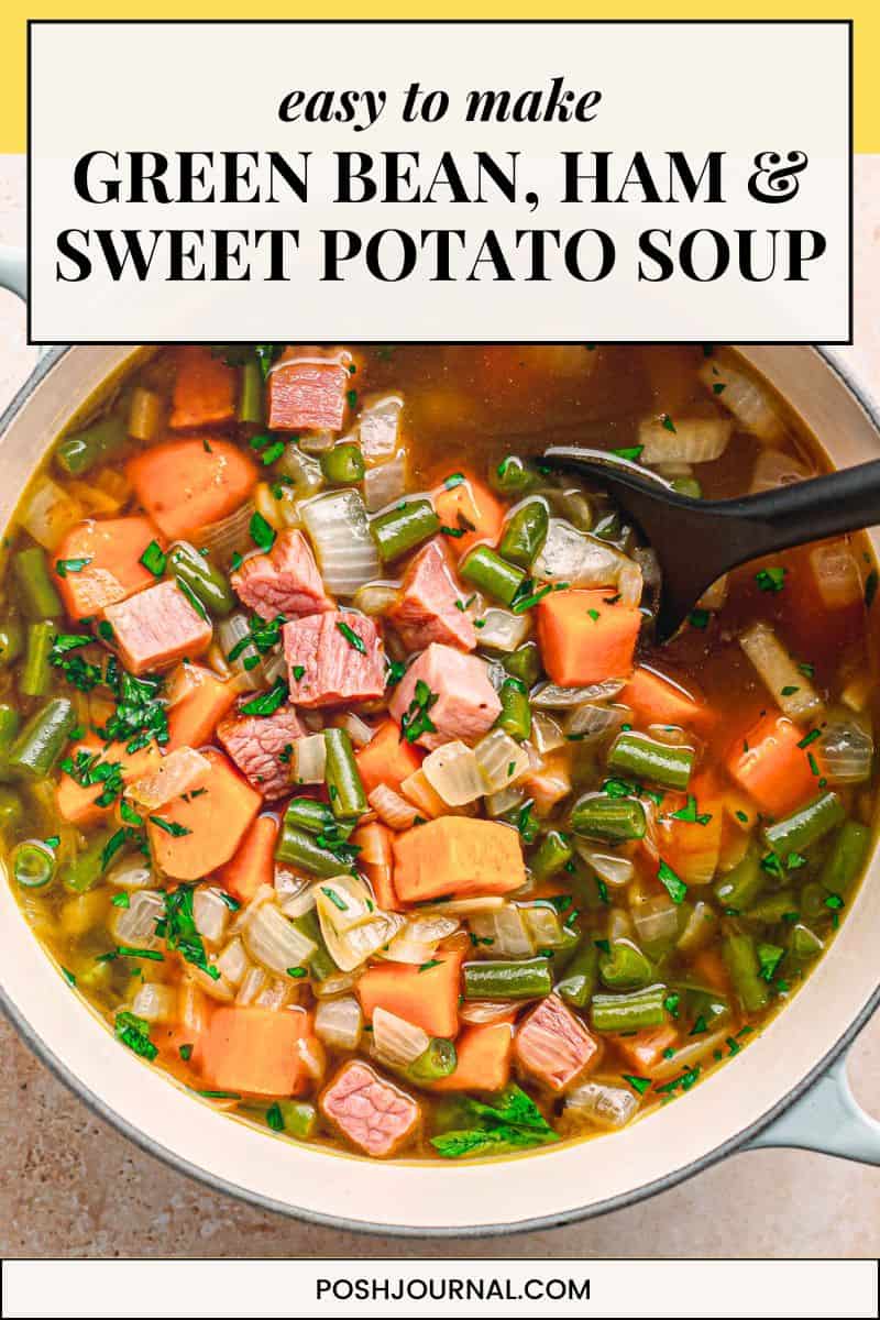 green bean ham and potato soup recipe Pinterest.