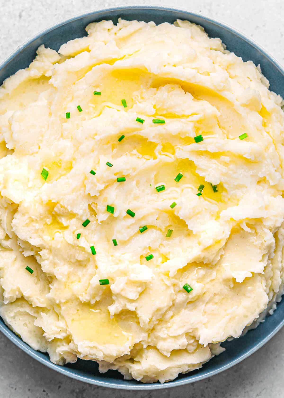 garlicky mashed potatoes. 