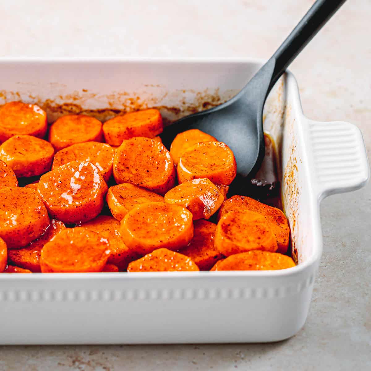 baked sweet potatoes with brown sugar. 