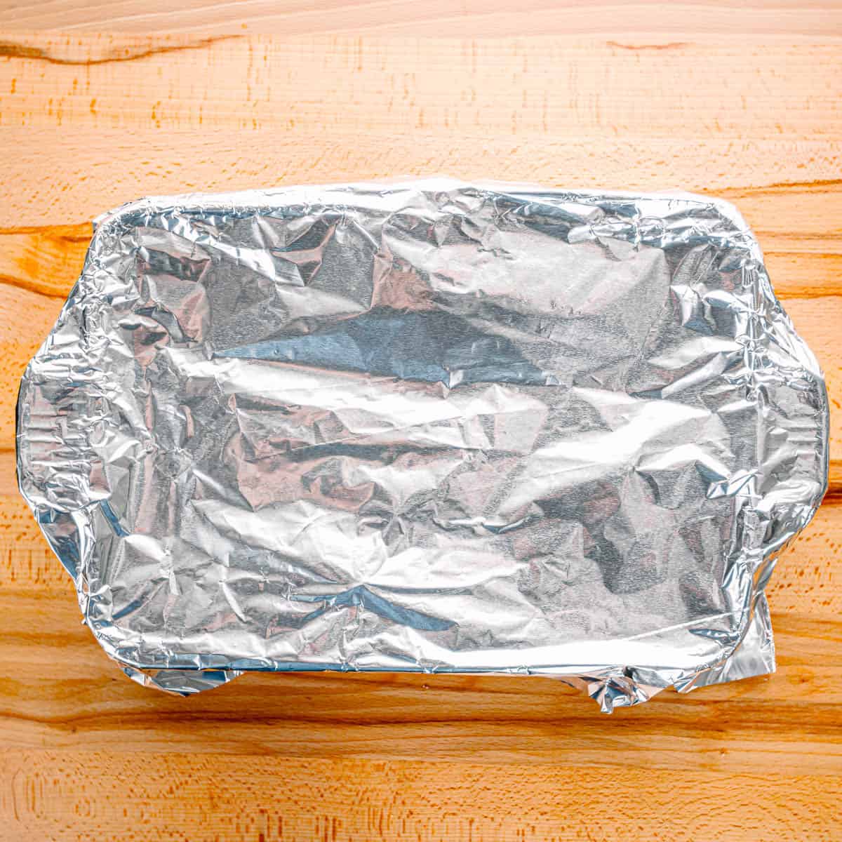 cover baking dish with foil.