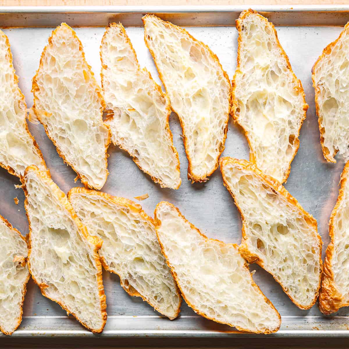 baking croissants. 