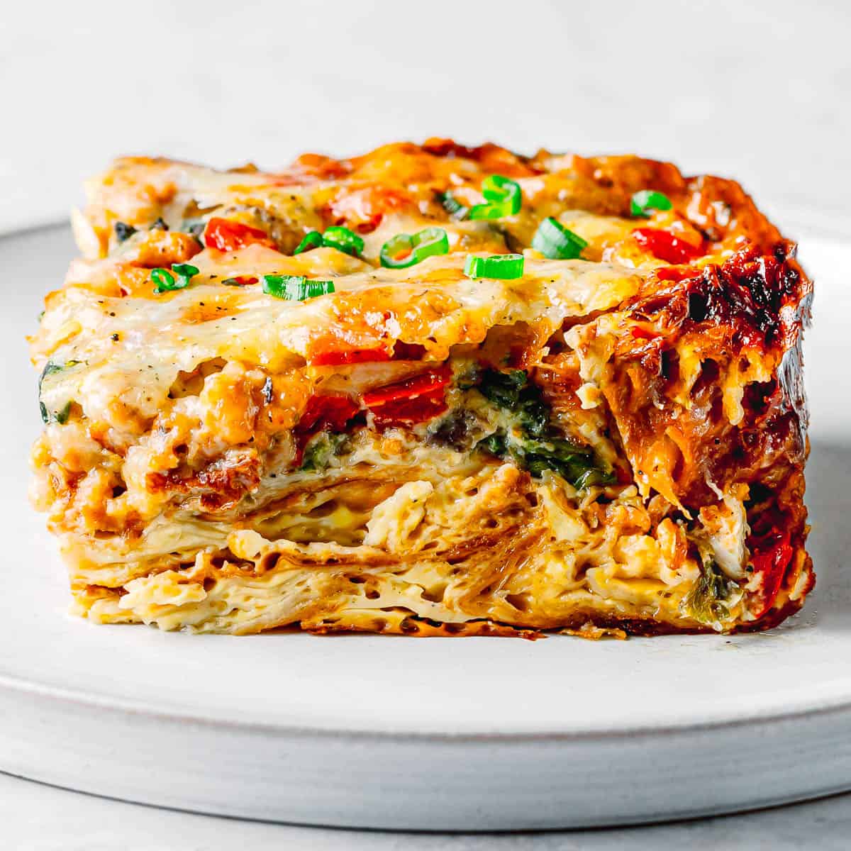 Croissant Breakfast Casserole with Sausage recipe.