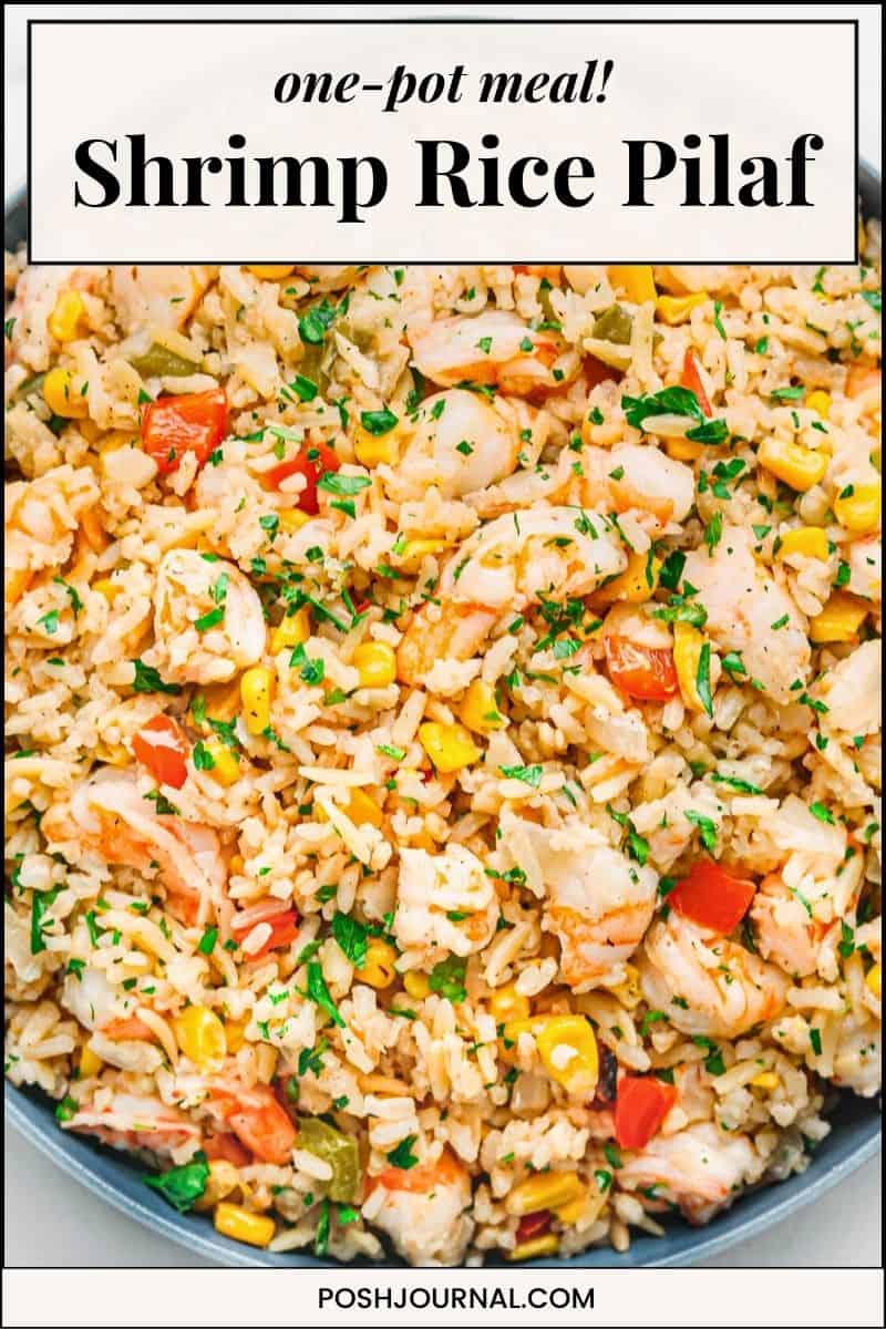 Shrimp rice pilaf recipe.