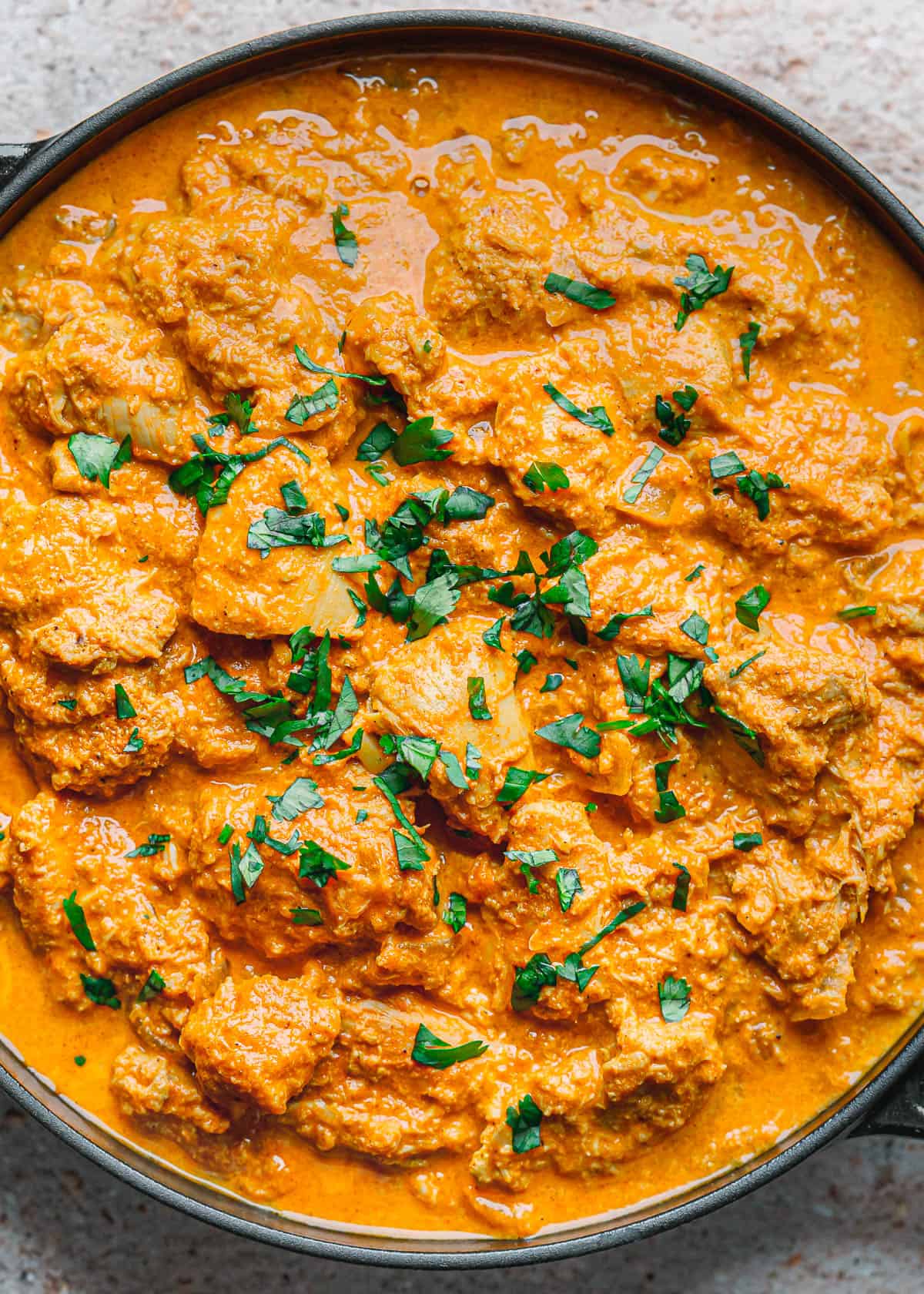 Indian chicken makhani.