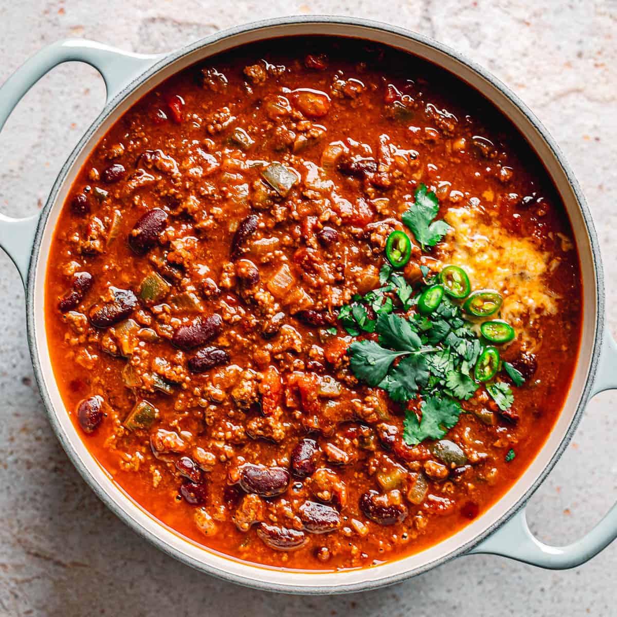 easy homemade chili recipe. 