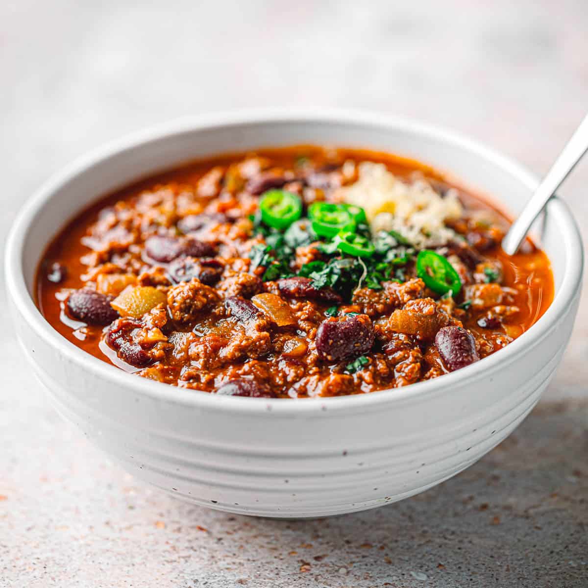 easy homemade chili recipe. 