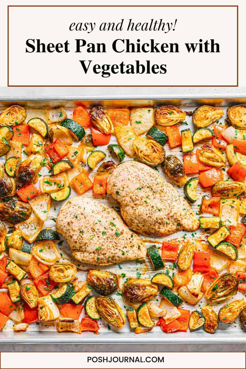 Sheet Pan Chicken with Vegetables.
