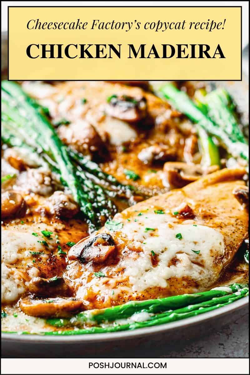 Chicken Madeira Cheesecake Factory's Copycat Recipe .