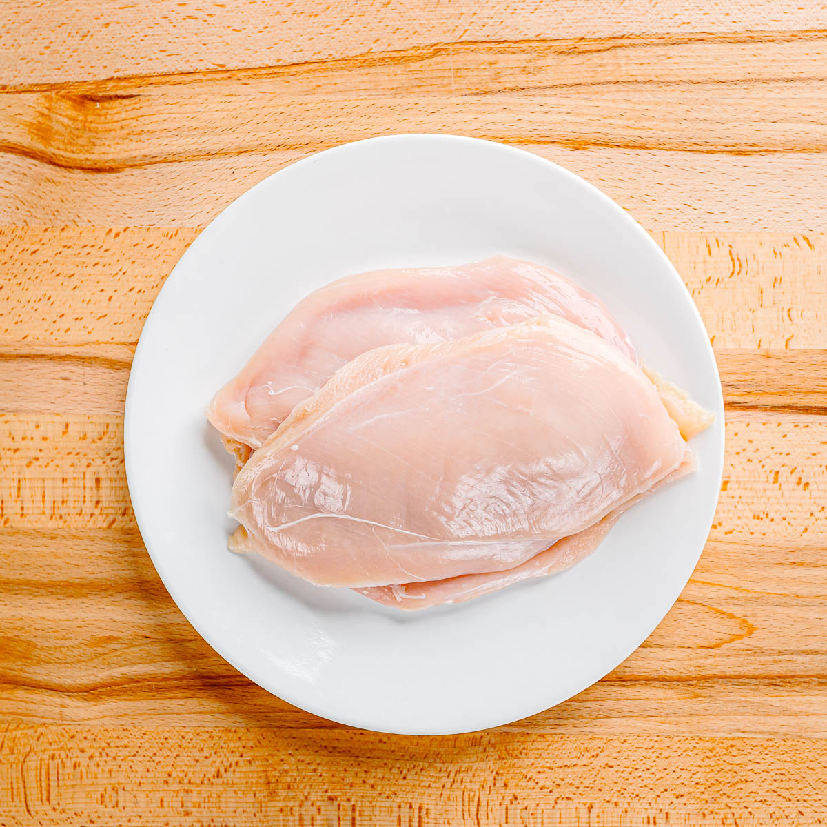 skinless and boneless chicken breast. 