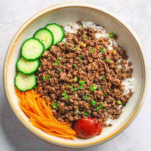 Korean Ground Beef Gochujang recipe.