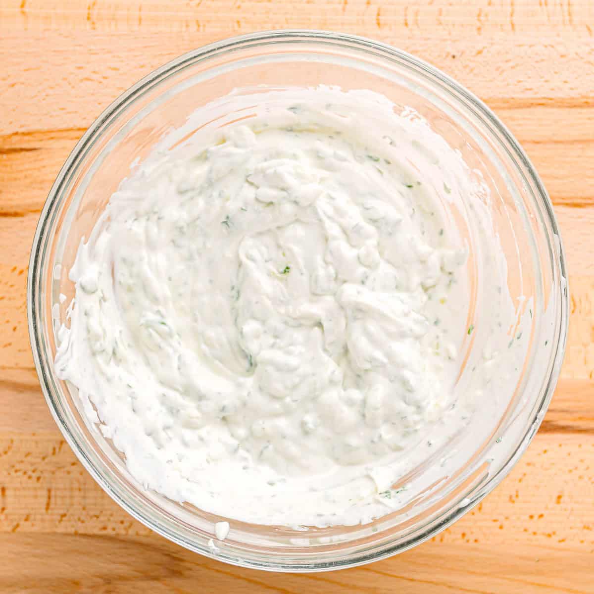 homemade tzatziki sauce. 