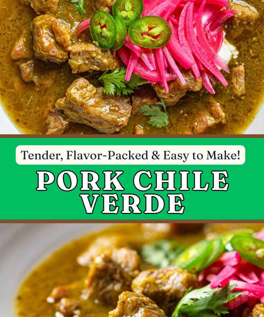 Pork Chile verde recipe.