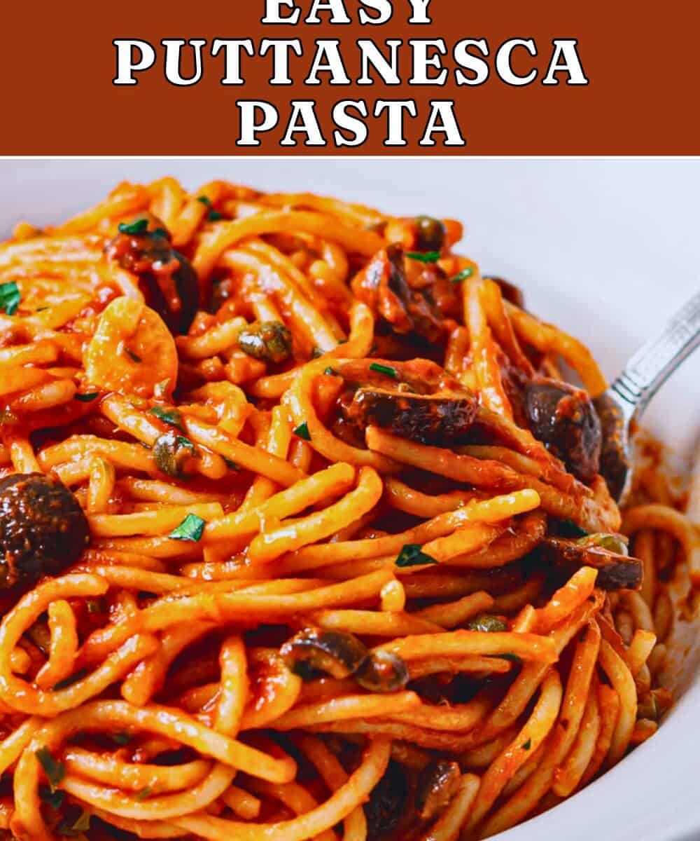 Easy puttanesca pasta